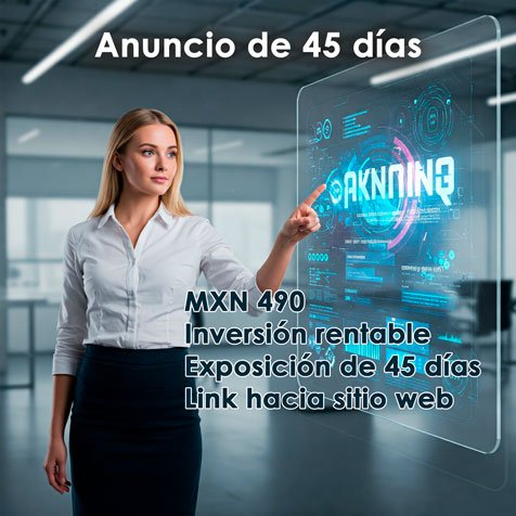 Anuncio Publicitario 45 dias